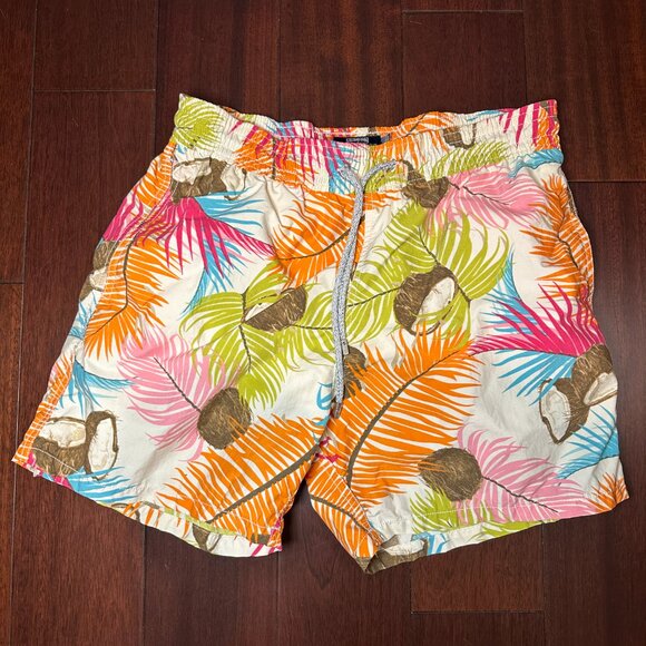 Vilbercram Men’s Swim Shorts – Tropical Print Size Large - Picture 1 of 11